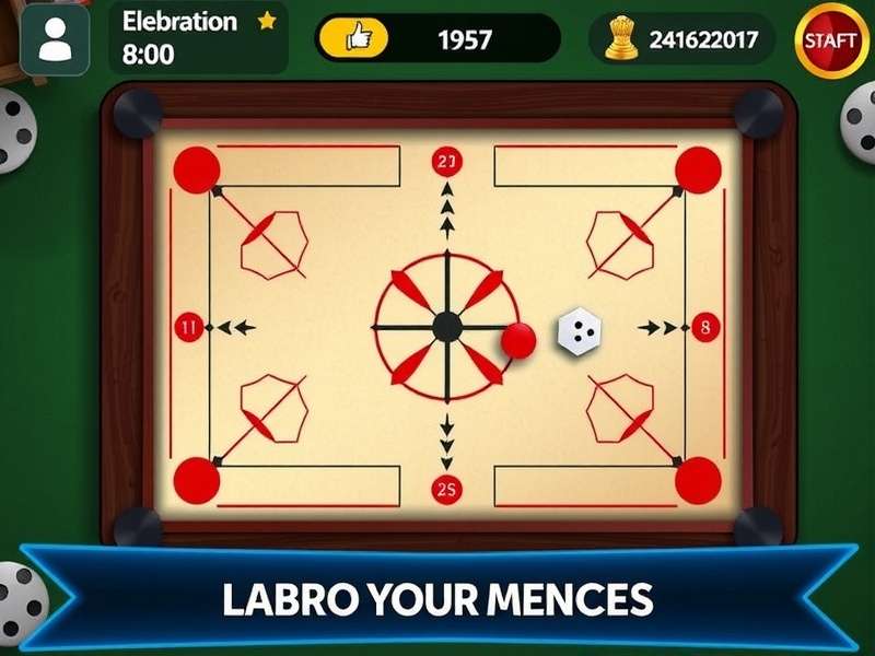 Elite Carrom Champion Game Screenshot
